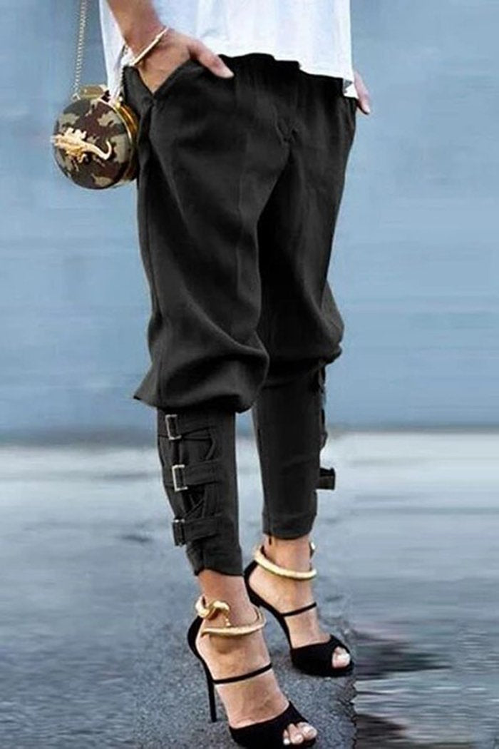 Calça Casual Feminina Harem