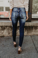 Calça Jeans Feminina Skinny Destroyed - Casual Bliss