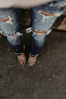 Calça Jeans Feminina Skinny Destroyed - Casual Bliss