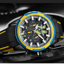 Relógio Masculino MEGIR SPORT EXPLORER - Design 3D, Cronógrafo, Movimento de Quartzo