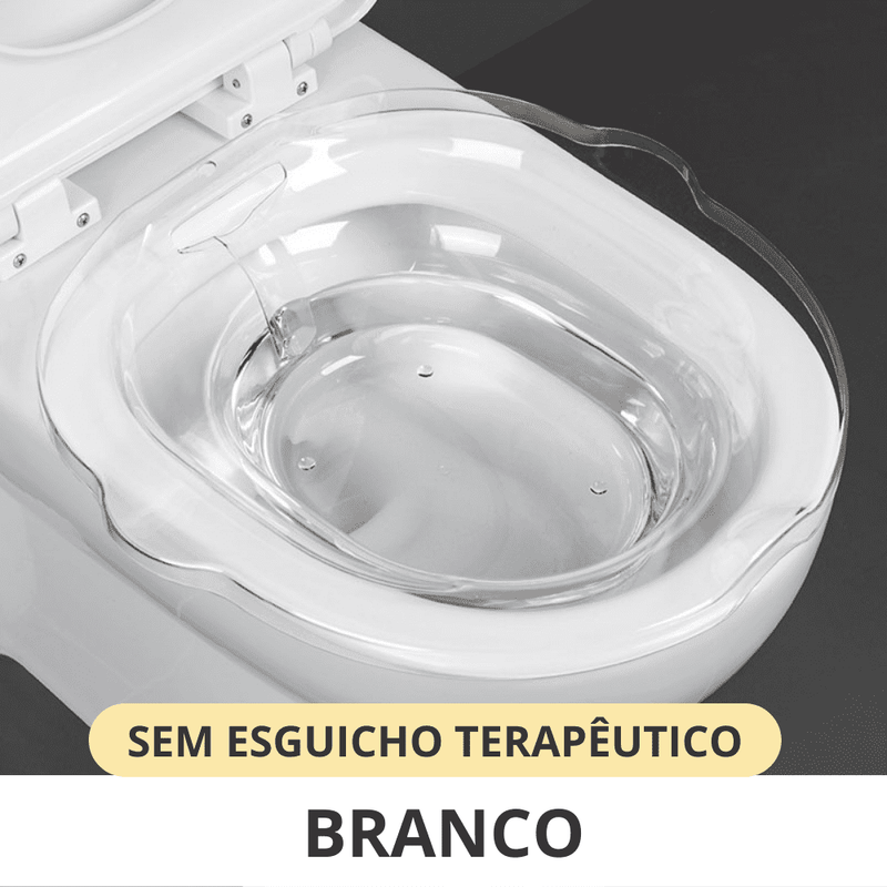 Assento medicinal para vaso sanitário portátil SmartMed™️ - Limpeza intima, Grávidas, Idosos, hemorroidas e doenças pubianas - Inov&tec
