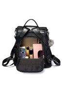 Mochila Estilosa à prova D'água e Anti Furto em Couro FlowBag