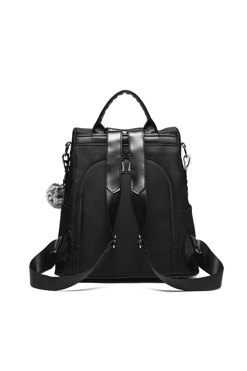 Mochila Estilosa à prova D'água e Anti Furto em Couro FlowBag