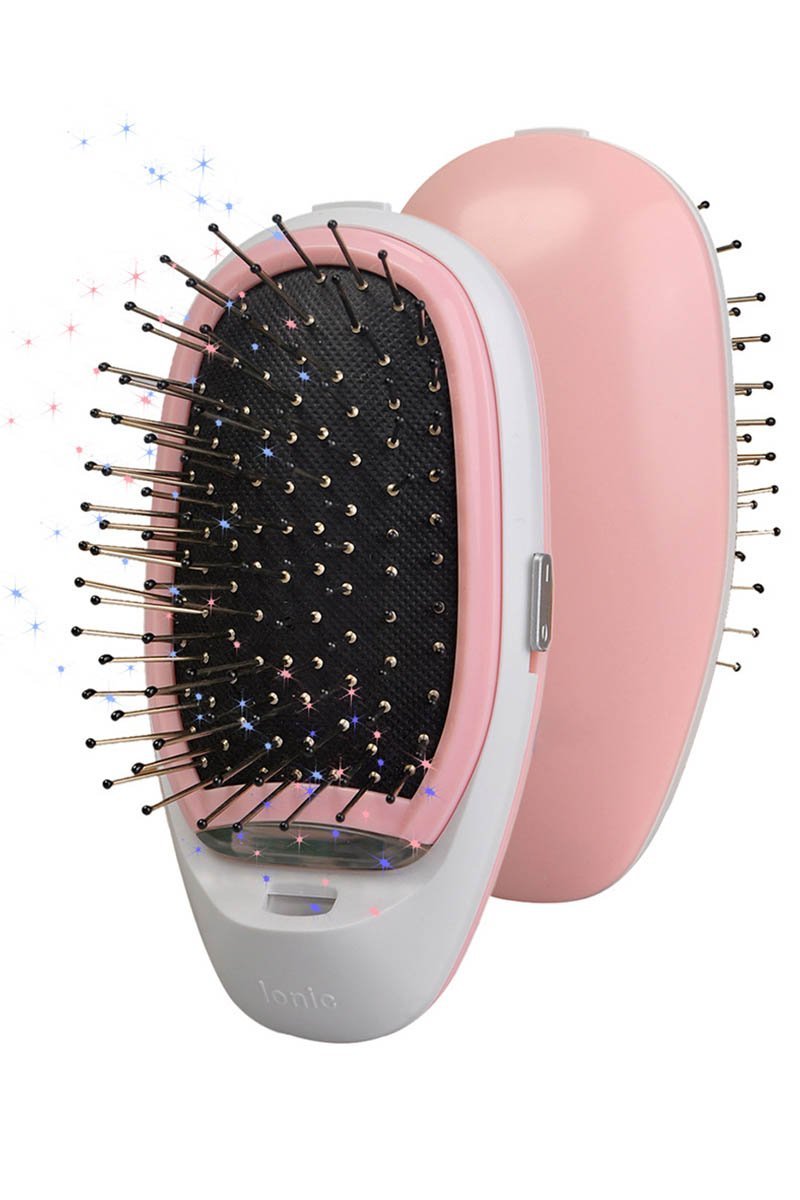 Escova de Cabelo Iônica Portátil - Anti Frizz