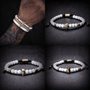 Kit 3 Pulseiras Premium Banhada a Ouro com Strass e Diversos Pingentes ROYAL