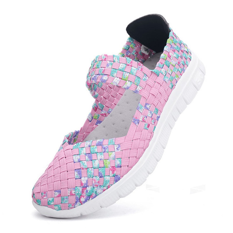 Tênis Sapatilha Ortopédico Feito em Malha Elástica Trançada CONFORT STYLE