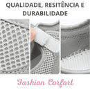 Tênis Ortopédico Casual Feminino FASHION CONFORT