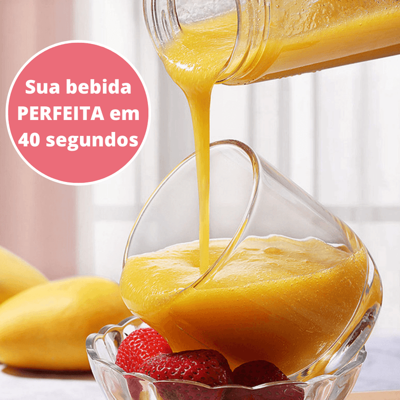 Liquidificador Portátil Blender - JUICE JET 2.0 - Sucos e Shakes - Inov&tec