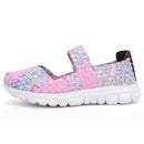 Tênis Sapatilha Ortopédico Feito em Malha Elástica Trançada CONFORT STYLE