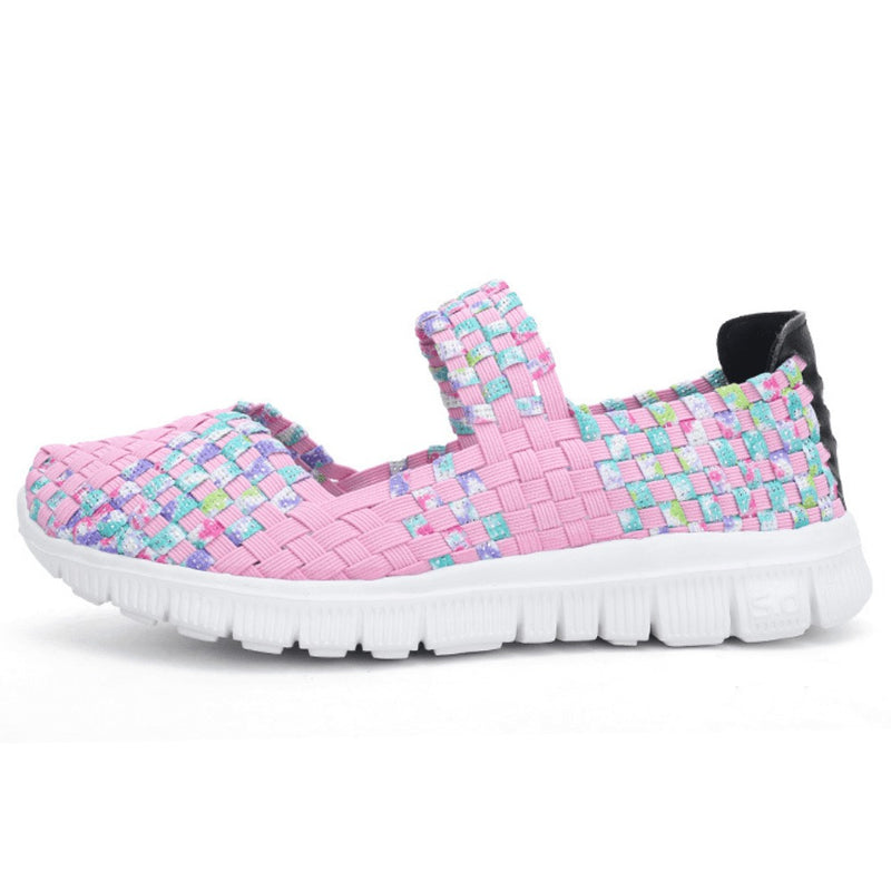 Tênis Sapatilha Ortopédico Feito em Malha Elástica Trançada CONFORT STYLE