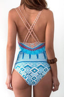 Maiô Estampado Alcinha Diani - Seaside Elegance