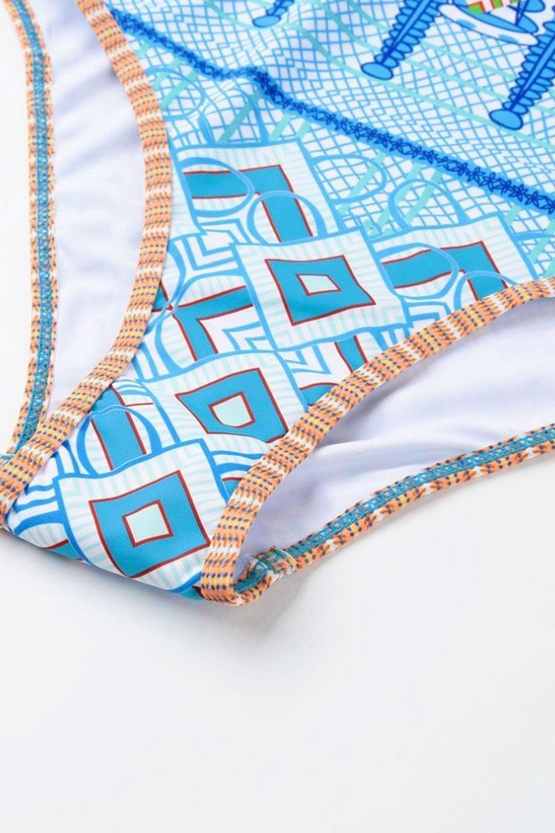 Maiô Estampado Alcinha Diani - Seaside Elegance