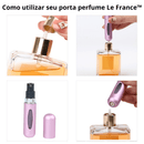 Porta Perfume Recarregável Original LE FRANCE - Inov&tec