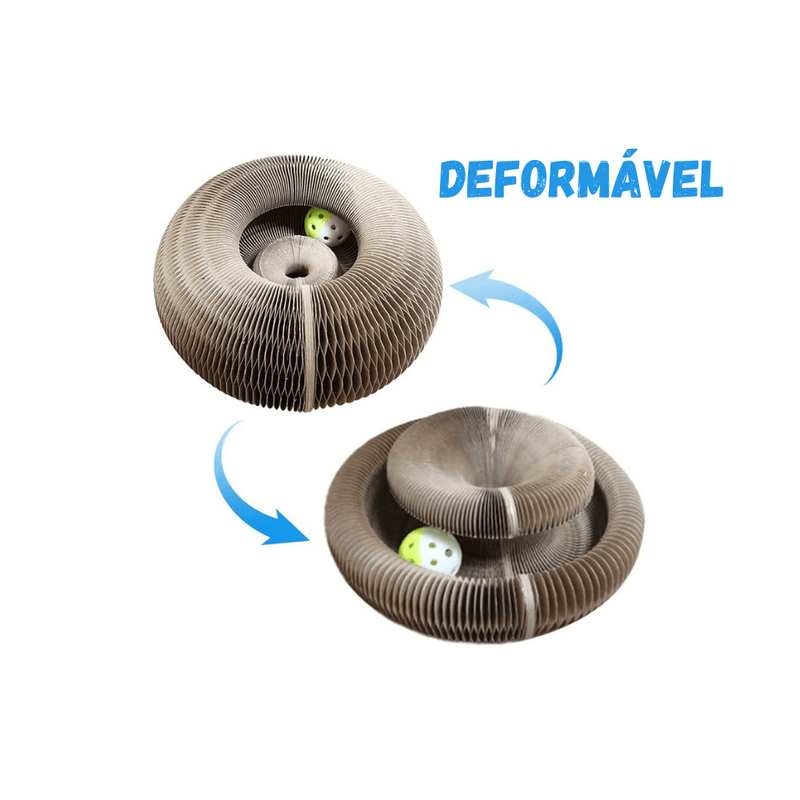 Brinquedo e Arranhador Mágico Para Gatos CAT CIRCUS - Inov&tec