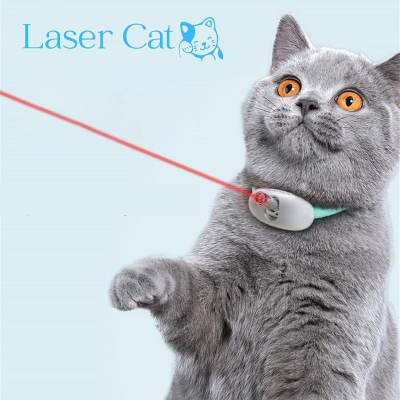 Brinquedo Interativo para Gatos LASER CAT - Colar Ajustável com Laser recarregável - Inov&tec