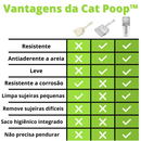 Pá Higiênica Para Gatos CAT POOP Com Sacos Embutidos Autolimpante - Inov&tec