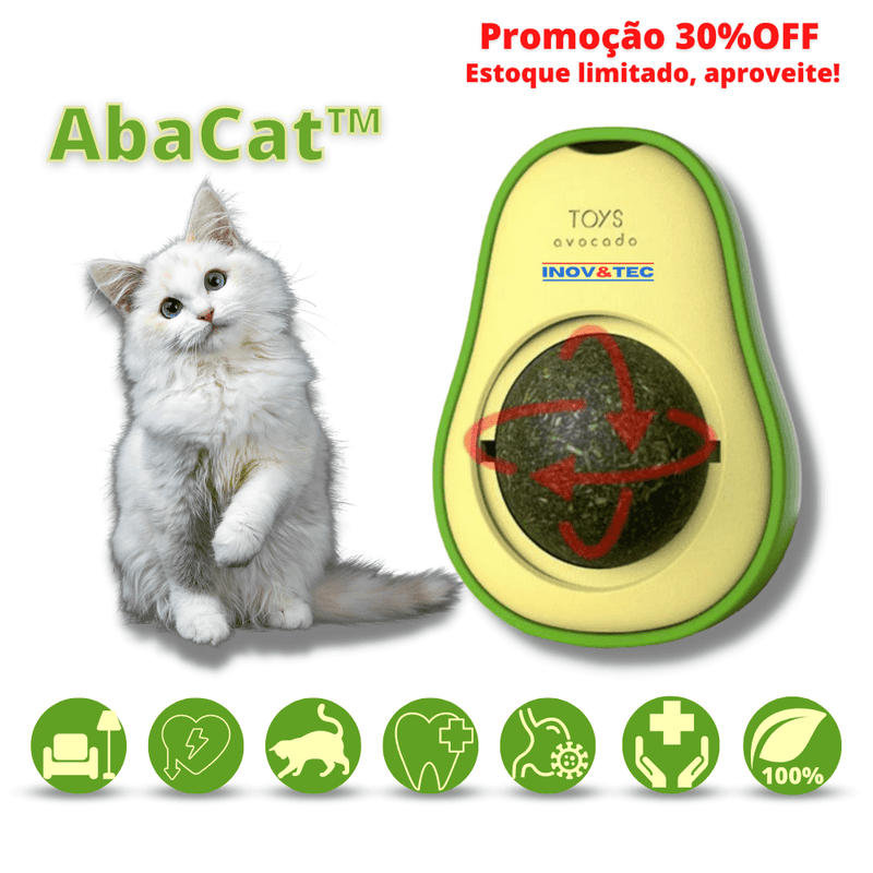 Brinquedo Para Gatos Abacate Catnip ABACAT Original - Inov&tec