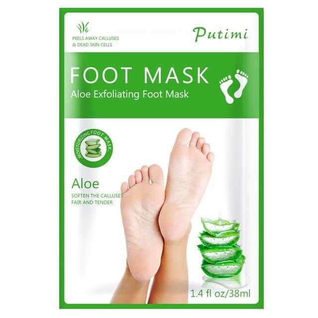 Feet Peeling Mask - Máscara Peeling Esfoliante Para Pés - 1 Par - Meia Esfoliante Para Pés - Inov&tec