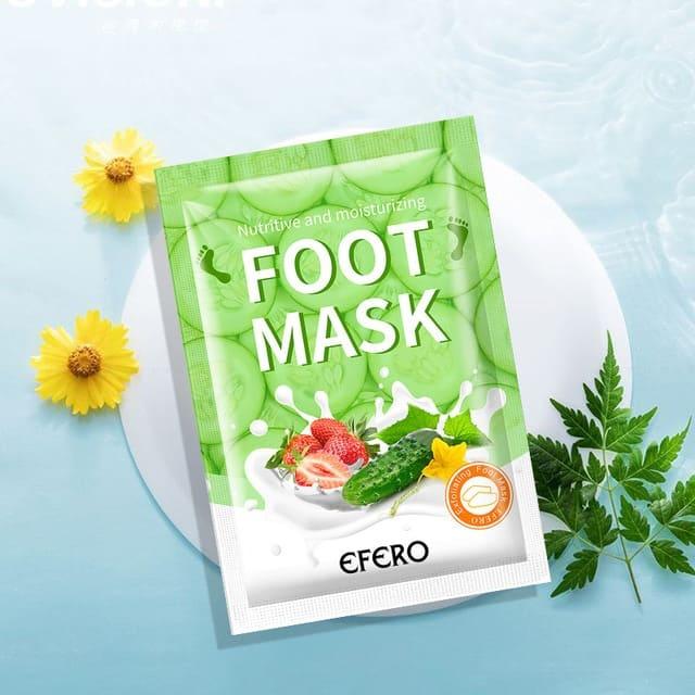 Feet Peeling Mask - Máscara Peeling Esfoliante Para Pés - 1 Par - Meia Esfoliante Para Pés - Inov&tec