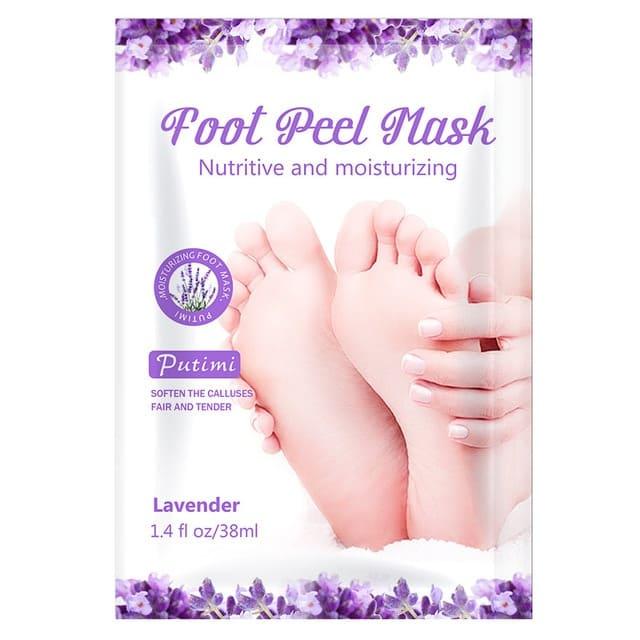 Feet Peeling Mask - Máscara Peeling Esfoliante Para Pés - 1 Par - Meia Esfoliante Para Pés - Inov&tec