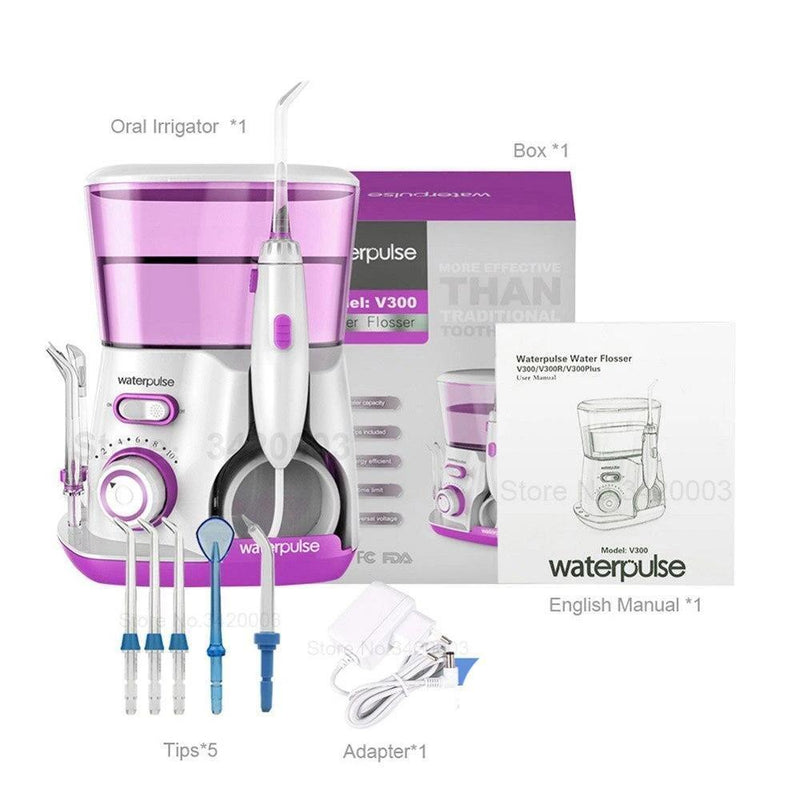 Irrigador Oral Dental com 5 Bicos Substituíveis para uma Limpeza Completa Water Pulse WP300