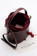 Bolsa Bucket de Couro