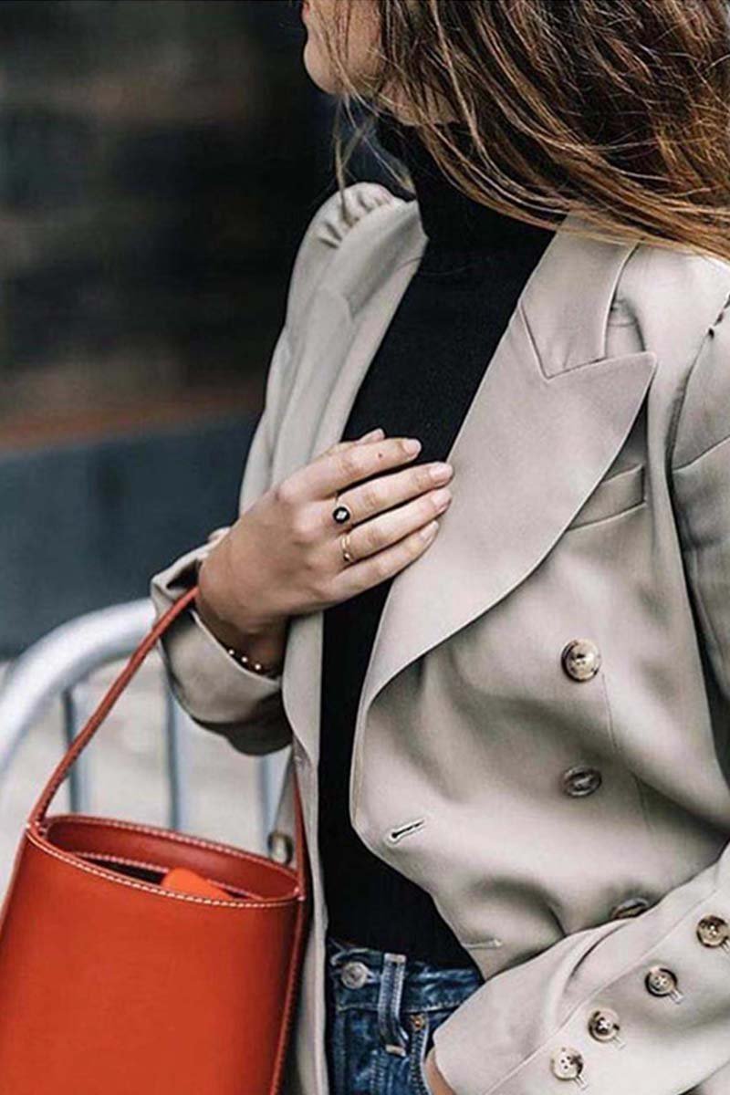 Bolsa Bucket de Couro