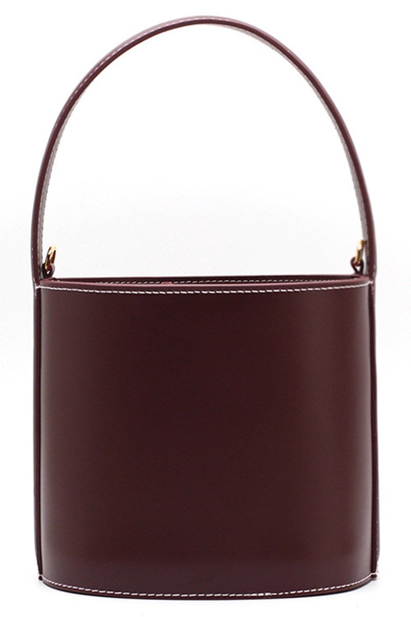 Bolsa Bucket de Couro