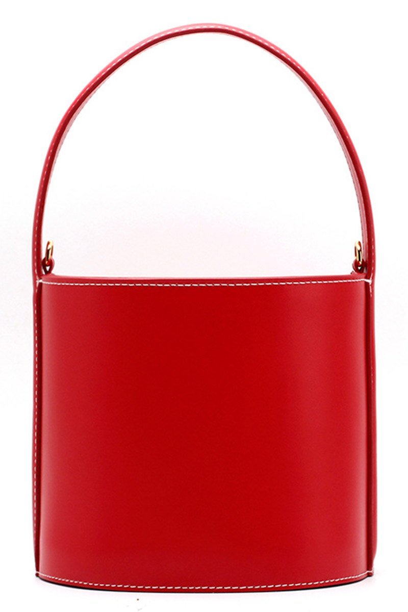 Bolsa Bucket de Couro