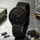 Relógio Minimalista Ultra fino e Resistente CRRJU SIMPLE