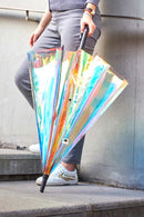 Guarda Chuva Holográfico - Rainbow Umbrella