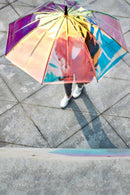 Guarda Chuva Holográfico - Rainbow Umbrella
