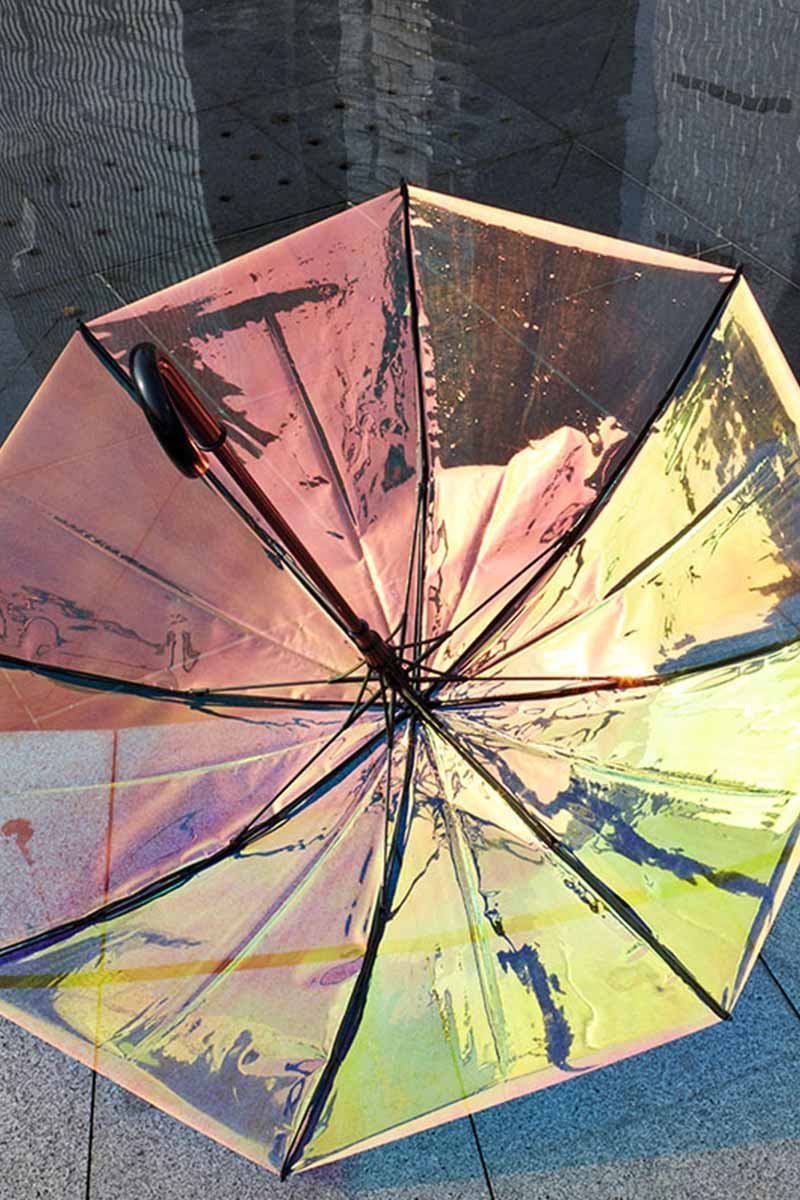 Guarda Chuva Holográfico - Rainbow Umbrella