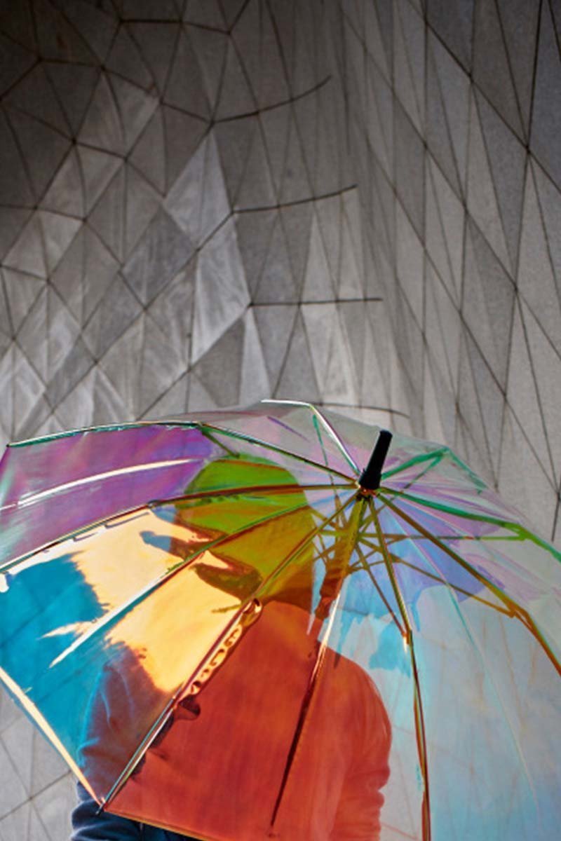 Guarda Chuva Holográfico - Rainbow Umbrella