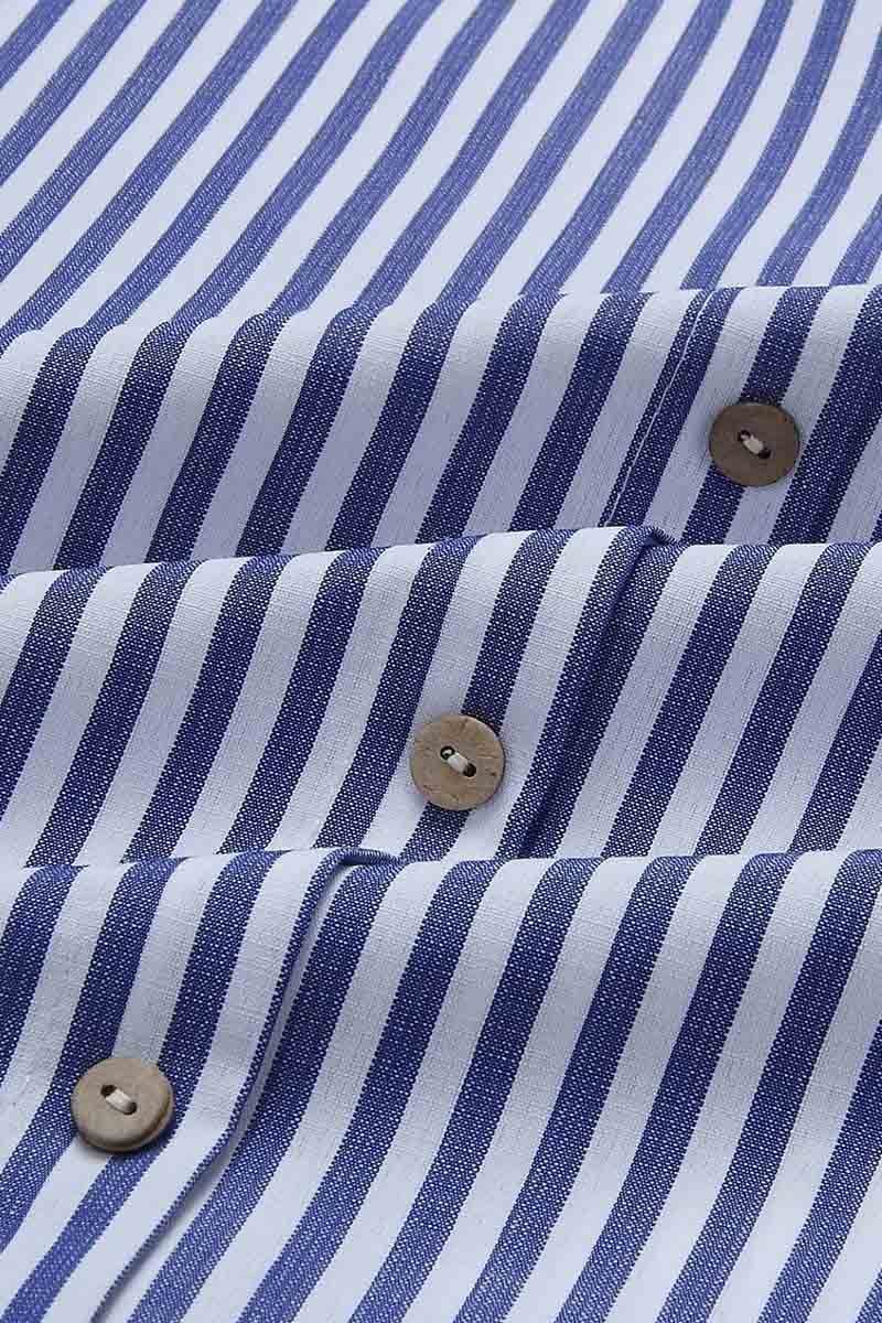 Vestido Midi Risca de Giz