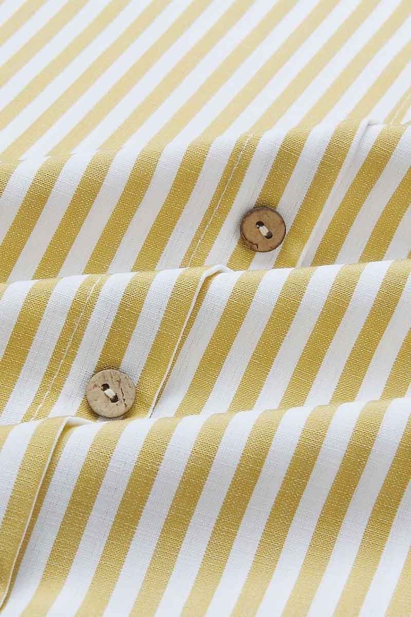 Vestido Midi Risca de Giz