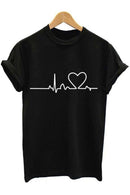 Camiseta Feminina Batimento Cardíaco - Heartbeat