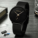 Relógio Minimalista Ultra fino e Resistente CRRJU SIMPLE