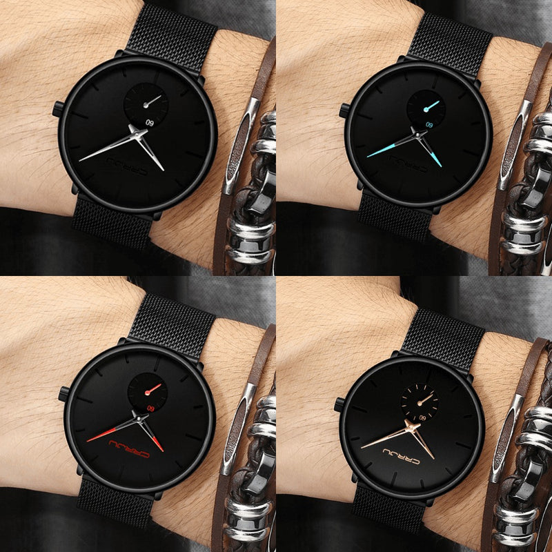 Relógio Minimalista Ultra fino e Resistente CRRJU SIMPLE