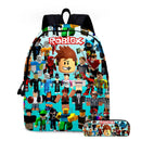 Kit Mochila Escolar Infantil com Estojo Roblox