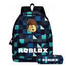 Kit Mochila Escolar Infantil com Estojo Roblox