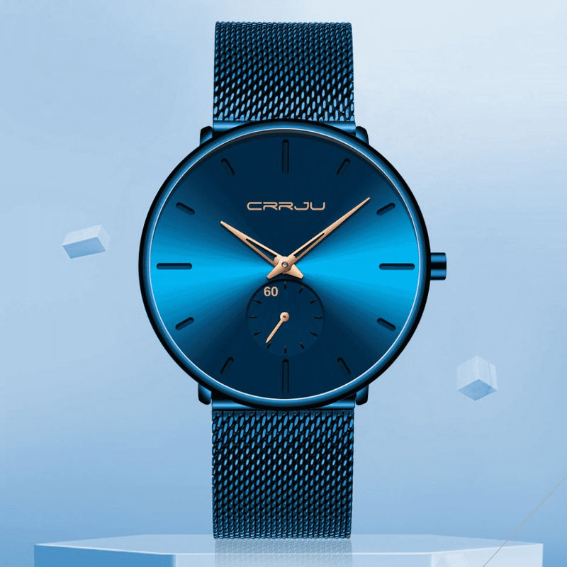 Relógio Minimalista Ultra fino e Resistente CRRJU SIMPLE