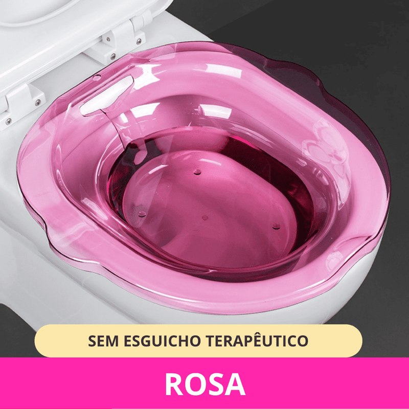 Assento medicinal para vaso sanitário portátil SmartMed™️ - Limpeza intima, Grávidas, Idosos, hemorroidas e doenças pubianas - Inov&tec