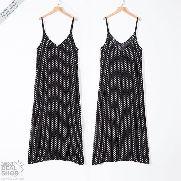 Vestido Longo Estampado Bolinhas - Polka Dots