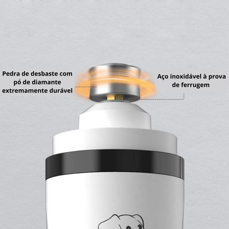 Aparador de unhas elétrico SAFE PET - Gatos e Cachorros - Inov&tec
