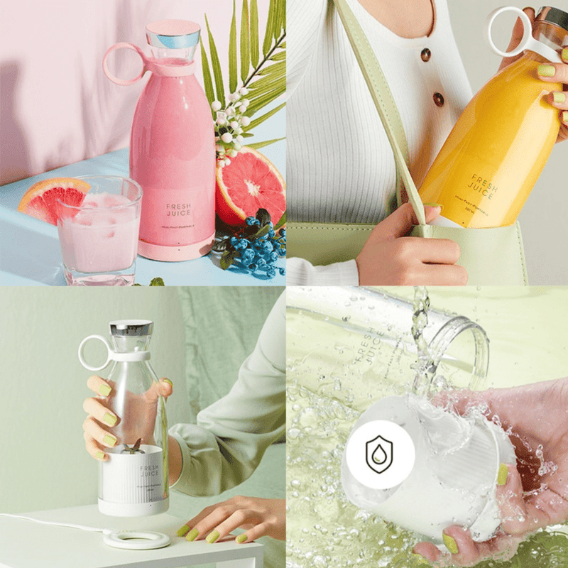 Fresh Juice Blender - Mixer Portátil de Sucos, Vitaminas e Shakes - Inov&tec