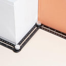 Régua de Ângulo de Metal Multiuso de 4 Faces