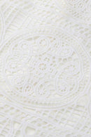 Vestido Midi Rendado com Costa Nua Boho Chic Allure