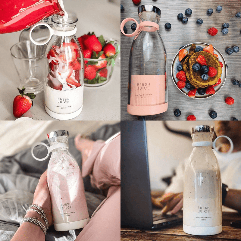 Fresh Juice Blender - Mixer Portátil de Sucos, Vitaminas e Shakes - Inov&tec