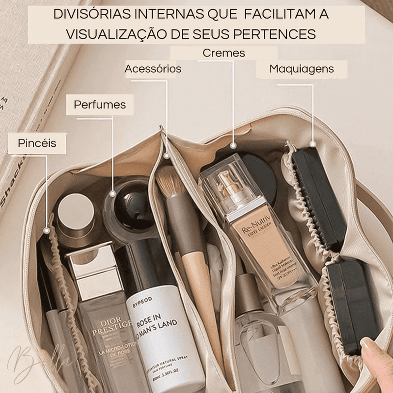 Necessaire Bella ™ PROMOÇÃO BLACK NOVEMBER! - Maquiagens, cosméticos e higiene - Inov&tec